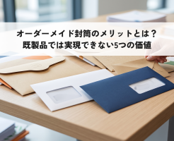 オーダーメイド封筒のメリット