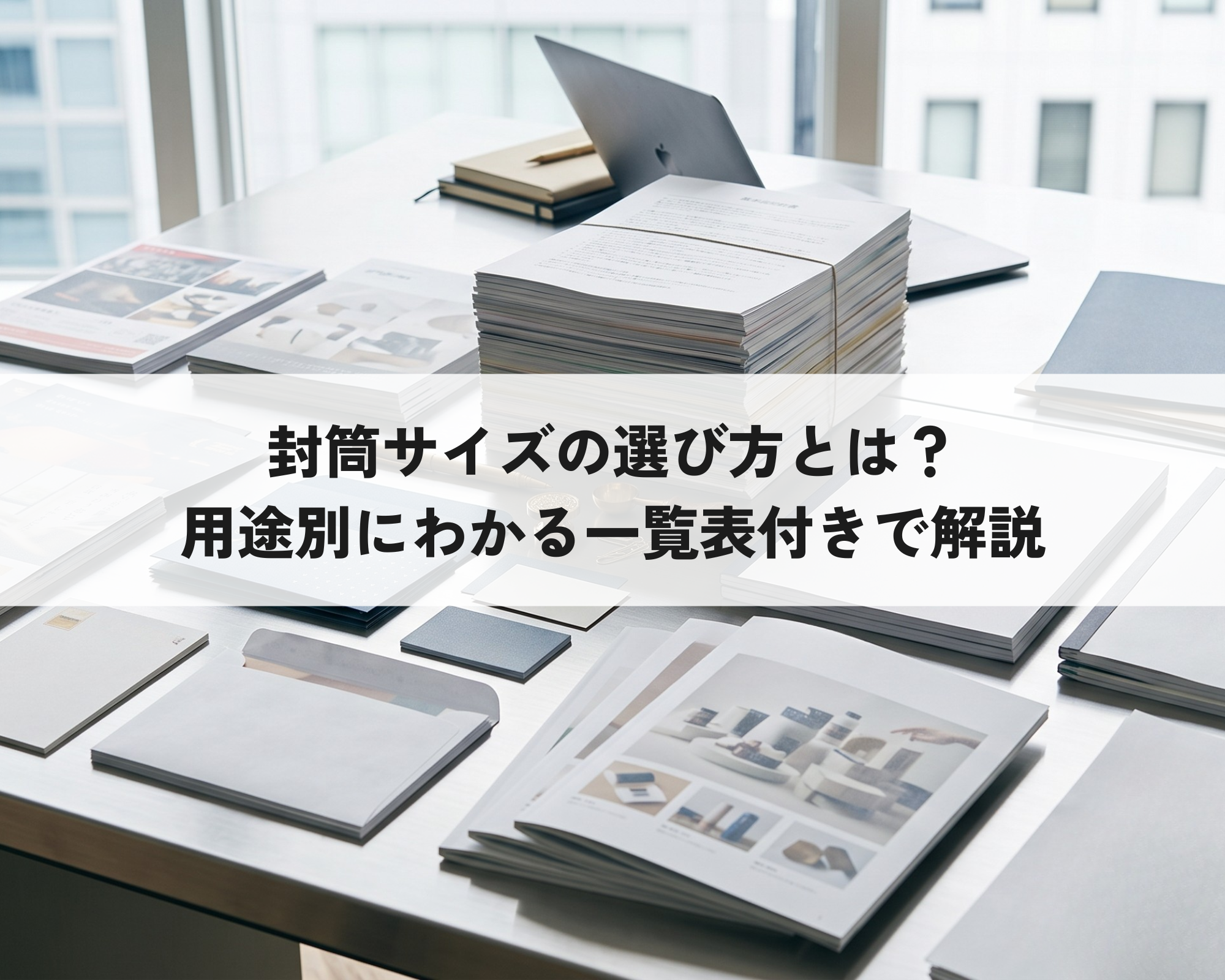 封筒サイズの選び方