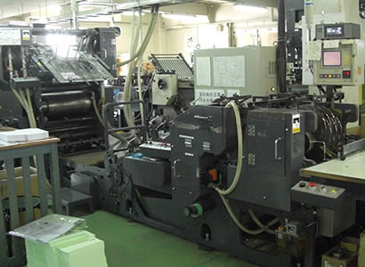 アラビア口糊・洋封筒製袋工程（大かます）