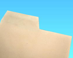 フタ 口加工の見本 封筒印刷のコンシェルジュ 封筒 紙袋通販 Com 封筒 口 フタ加工の見本