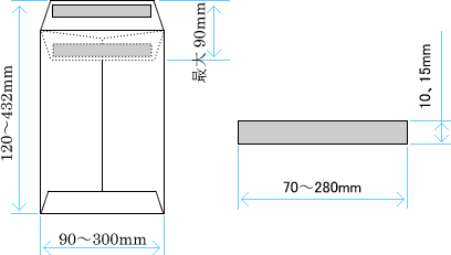 両面テープ加工の最大最小サイズとその留意事項