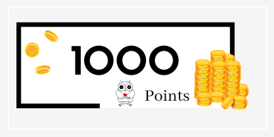 1000ポイント