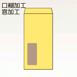 【オリジナル封筒】W120xH235+F27窓明封筒(10mmテープ)(C貼)