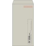 【既製品】長3(120x235mm)（〒枠あり）