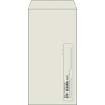 【既製品】長3(120x235mm)（〒枠なし）