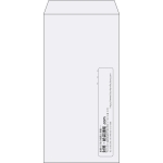 【既製品】長3(120x235mm)（〒枠なし）