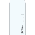 【既製品】長3(120x235mm)（〒枠なし）