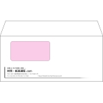 【オリジナル封筒】洋4窓付き(235x105mm)（〒枠なし）