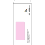 【オリジナル封筒】長4窓付き(90x205mm)（〒枠なし）