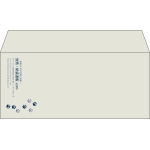 【既製品】洋4(235x105mm)（〒枠なし）