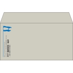 【既製品】洋長3(235x120mm)（〒枠なし）