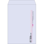 【既製品】角2(240x332mm)（〒枠なし）