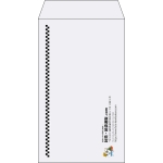 【既製品】角8(119x197mm)（〒枠なし）