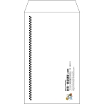 【既製品】角8(119x197mm)（〒枠なし）