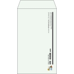 【既製品】角8(119x197mm)（〒枠なし）