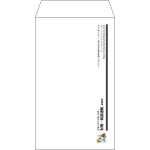 【既製品】角8(119x197mm)（〒枠なし）