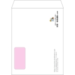 【オリジナル封筒】角3窓付き(216x277mm)（〒枠なし）
