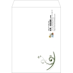 【既製品】角0(287x382mm)（〒枠なし）