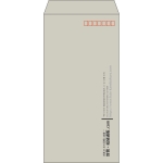 【既製品】長3(120x235mm)（〒枠あり）
