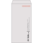 【既製品】長3(120x235mm)（〒枠あり）