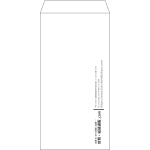 【既製品】長3(120x235mm)（〒枠なし）