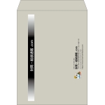 【既製品】角0(287x382mm)（〒枠なし）