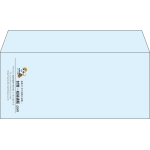 【既製品】洋4(235x105mm)（〒枠なし）