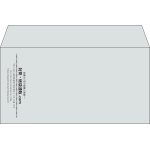 【既製品】洋長3(235x120mm)（〒枠なし）