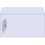 【既製品】洋長3(235x120mm)（〒枠なし）