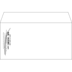 【既製品】洋長3(235x120mm)（〒枠なし）