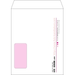 【オリジナル封筒】角5窓付き(190x240mm)（〒枠なし）