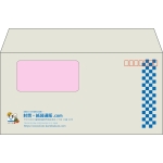 【既製品】洋長3窓付き(235x120mm)（〒枠あり）