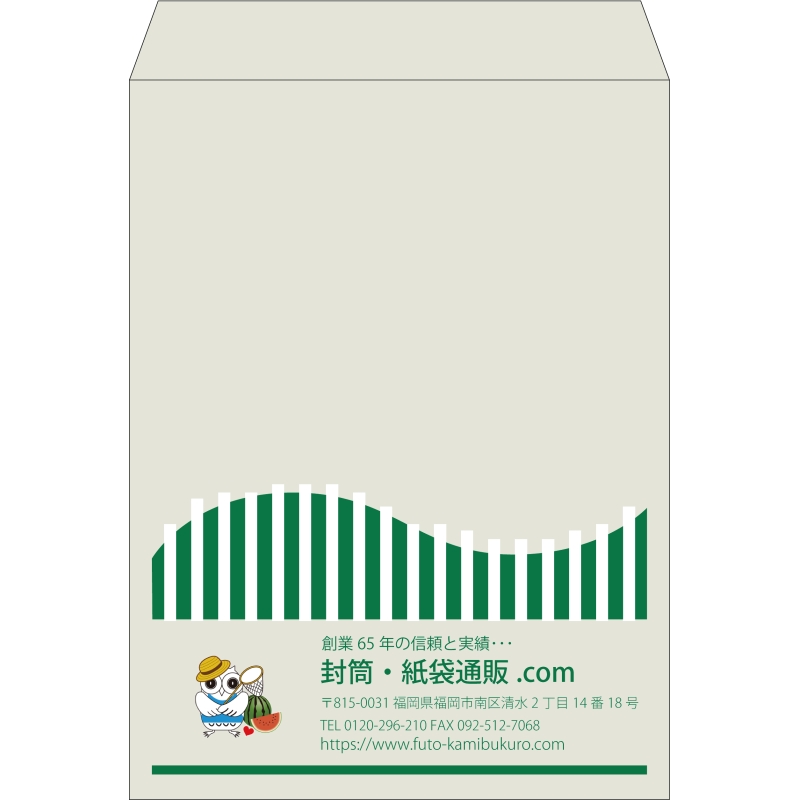 【既製品】角0(287x382mm)（〒枠なし）