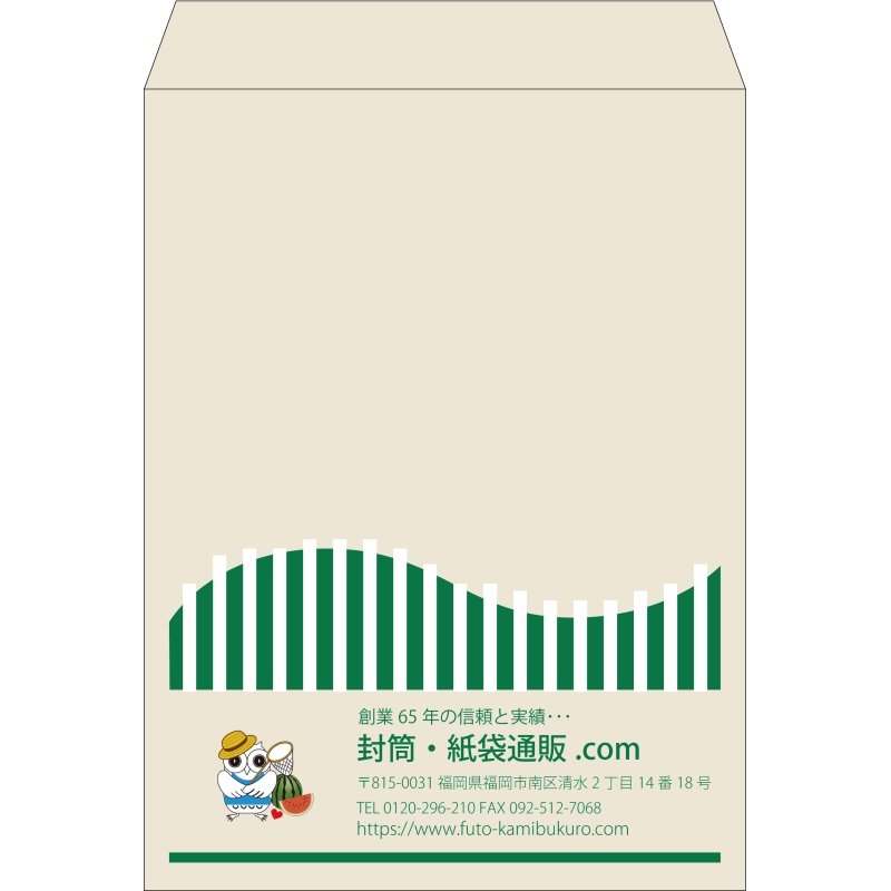 【既製品】角0(287x382mm)（〒枠なし）