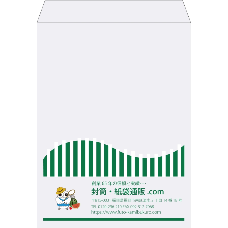 【既製品】角0(287x382mm)（〒枠なし）