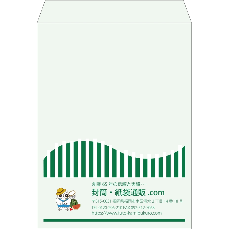 【既製品】角0(287x382mm)（〒枠なし）