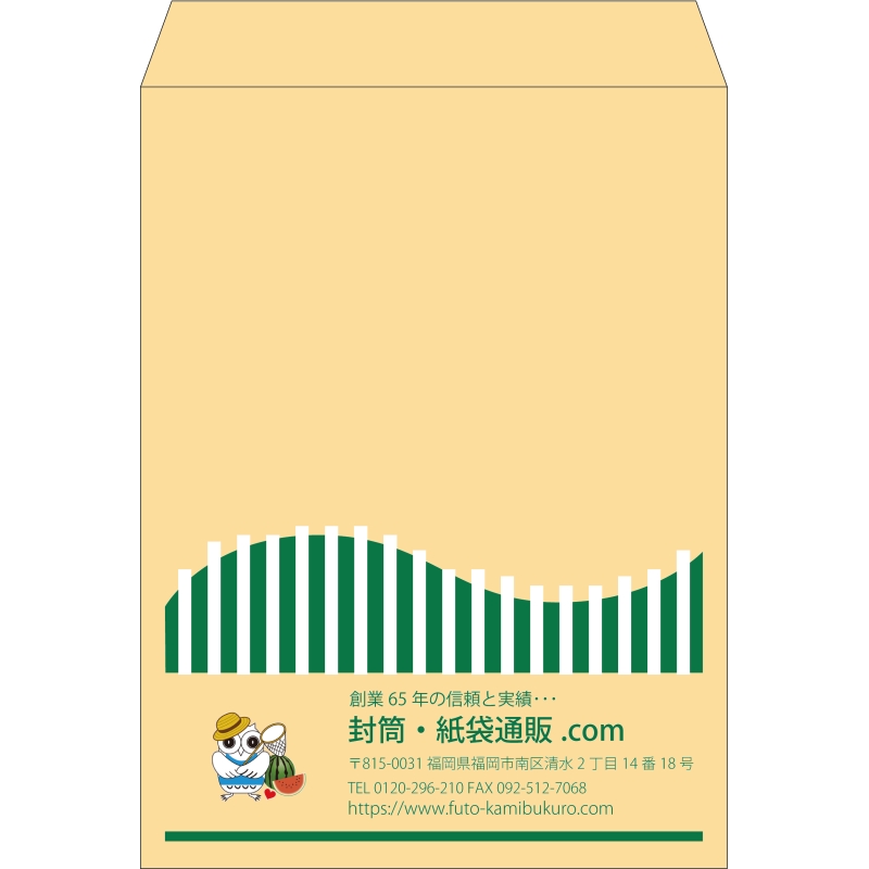 【既製品】角0(287x382mm)（〒枠なし）