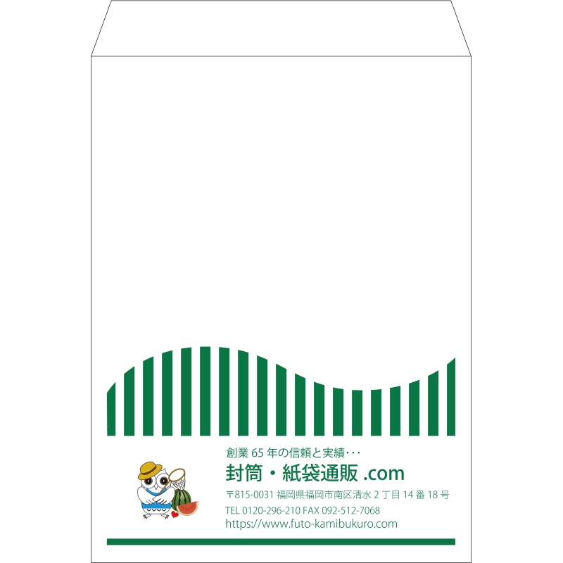 【既製品】角0(287x382mm)（〒枠なし）