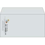 【既製品】洋長3(235x120mm)（〒枠なし）