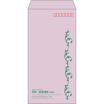 【既製品】長3(120x235mm)（〒枠あり）
