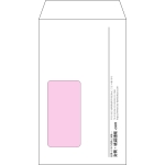 【オリジナル封筒】角8窓付き(119x197mm)（〒枠なし）