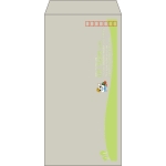 【既製品】長3(120x235mm)（〒枠あり）