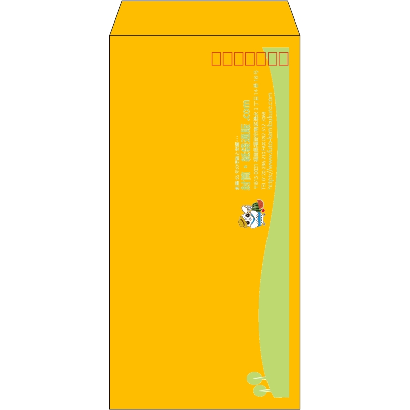 【既製品】長3(120x235mm)（〒枠あり）