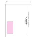 【オリジナル封筒】角5窓付き(190x240mm)（〒枠なし）