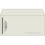 【既製品】洋4(235x105mm)（〒枠なし）