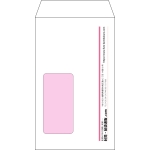 【オリジナル封筒】角8窓付き(119x197mm)（〒枠なし）
