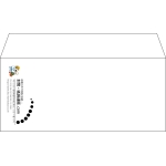 【既製品】洋4(235x105mm)（〒枠なし）