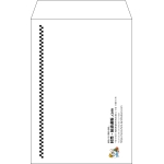 【既製品】角6(162x229mm)（〒枠なし）