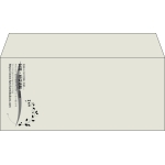 【既製品】洋4(235x105mm)（〒枠なし）