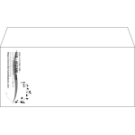 【既製品】洋4(235x105mm)（〒枠なし）